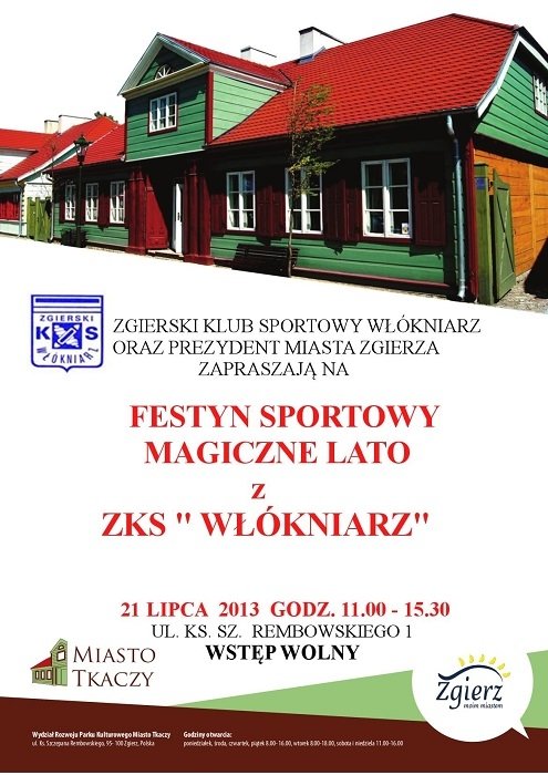 Festyn sportowy w zgierskim Mieście Tkaczy