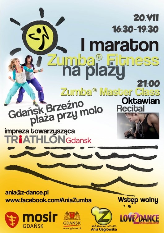 I Maraton Zumba Fitness na Plaży