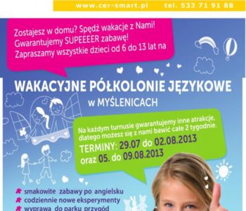 Wakacyjne Półkolonie Językowe – SUUUpeR Zabawa w Myślenicach