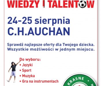 Kiermasz Wiedzy i Talentów w najbliższy weekend w Krasnem