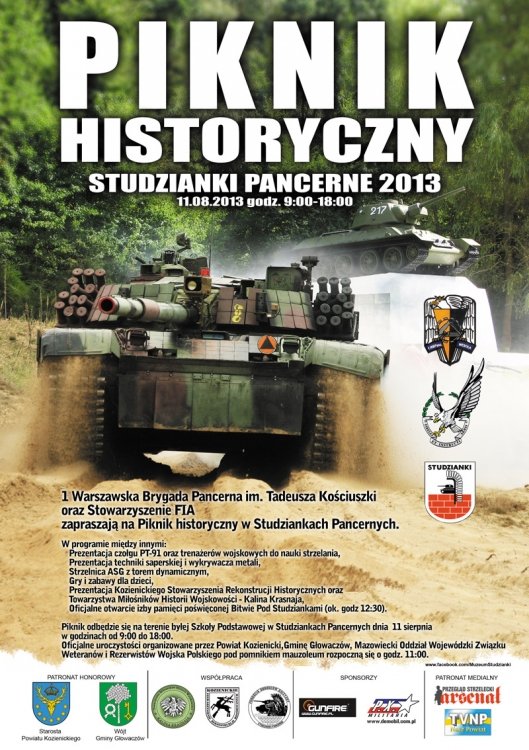 Piknik Historyczny w Studziankach Pancernych