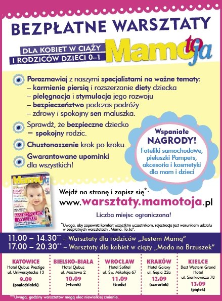 Warsztaty Mamo, To Ja – Bielsko-Biała