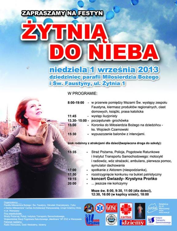 Żytnią do nieba – festyn rodzinny