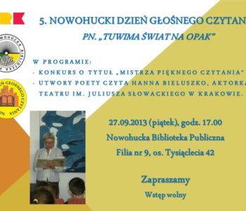 5. Nowohucki Dzień Głośnego Czytania