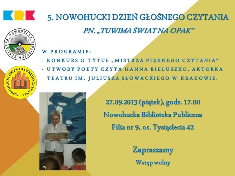 5. Nowohucki Dzień Głośnego Czytania