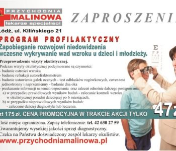 Badania okulistyczne dla dzieci – zapisy trwają