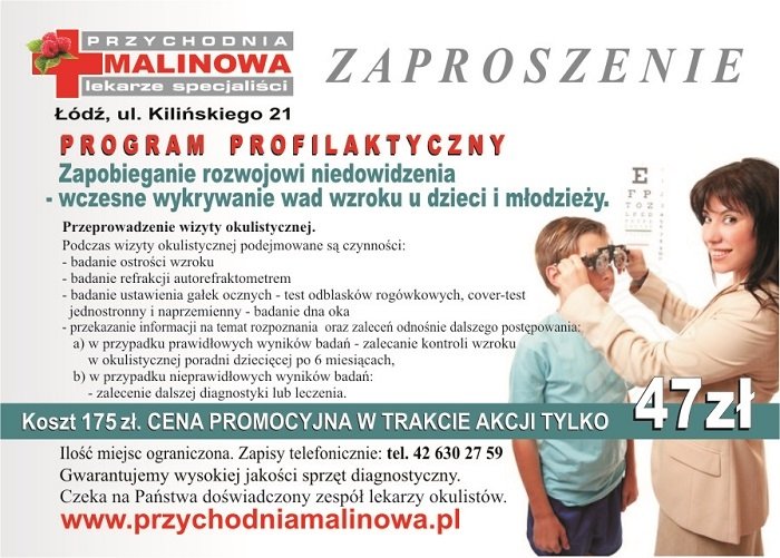 Badania okulistyczne dla dzieci – zapisy trwają