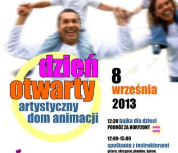 Dzień otwarty w Artystycznym Domu Animacji