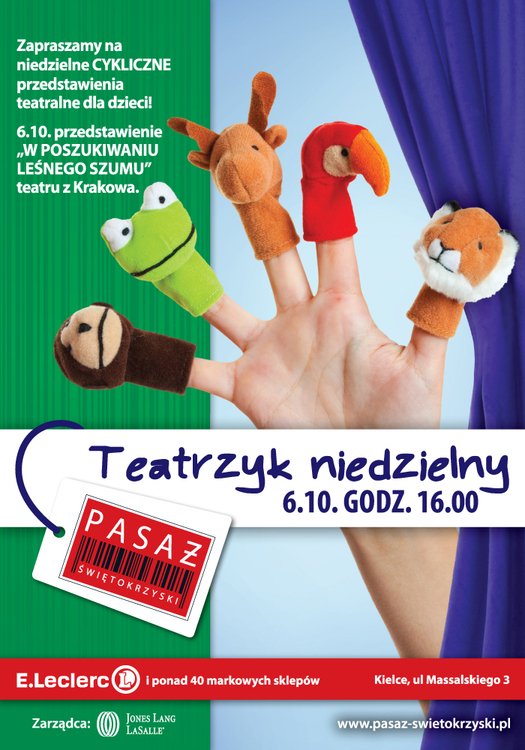 Niedzielny teatrzyk w Pasażu Świętokrzyskim