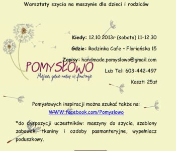 Szyjemy  z Pracownią Pomysłowo