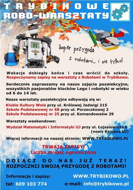 Trybikowo.pl – Warsztaty z robotyki dla dzieci