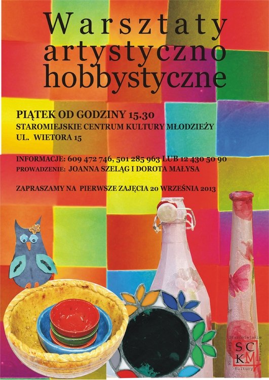 Warsztaty artystyczno-hobbystyczne