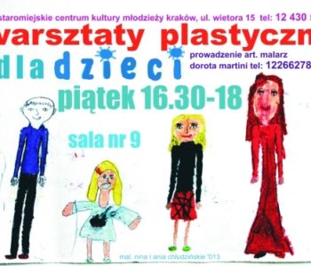 Warsztaty plastyczne dla dzieci od 6 lat