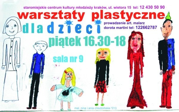 Warsztaty plastyczne dla dzieci od 6 lat