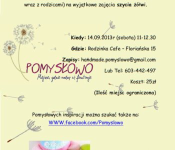 Warsztaty z Pracownią Pomysłowo