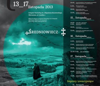 8. Międzynarodowy Festiwal Sztuki Opowiadania „Średniowiecz(e)”