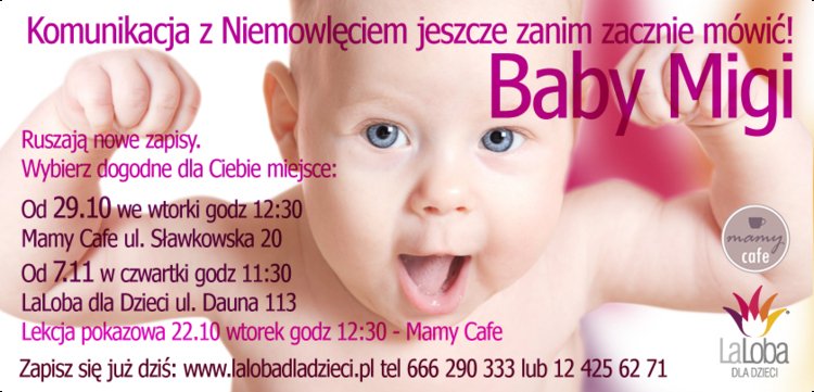Baby Migi – komunikuj się z niemowlęciem zanim zacznie mówić!