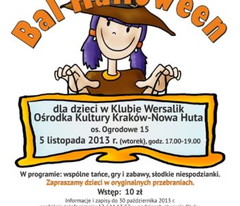 Bal halloween dla dzieci