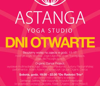 Dni otwarte w Astanga Yoga Studio i Strefie Ruchu Happy Bee