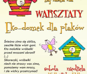 Dzieci dokarmiają ptaki