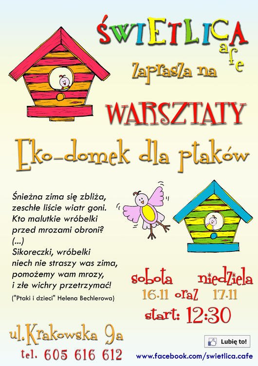 Dzieci dokarmiają ptaki