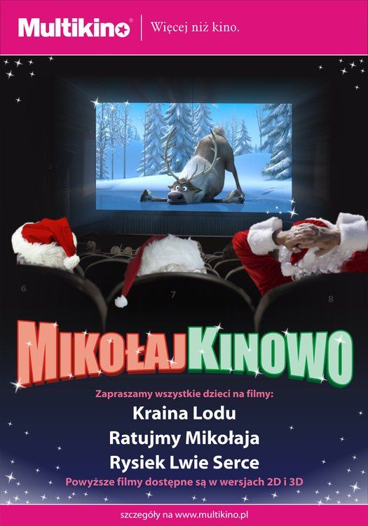 Filmowe Mikołajki w kinach sieci Multikino