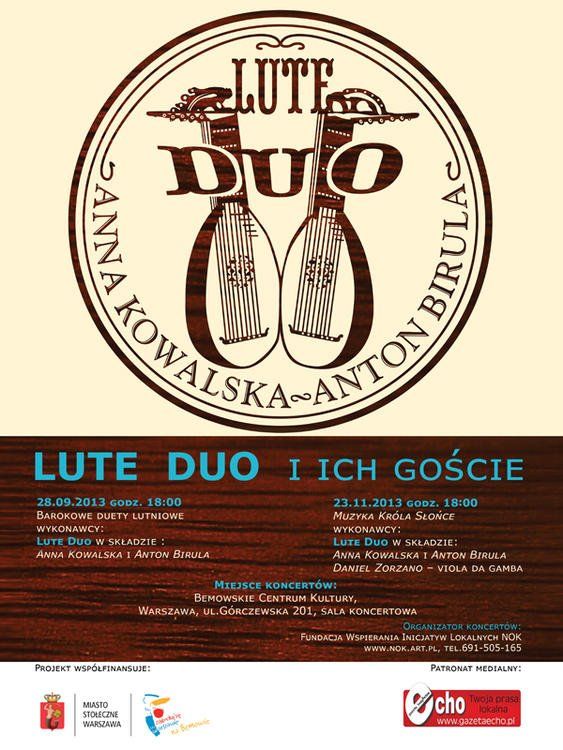 Koncert: Lute Duo i ich goście – Muzyka Króla Słońce