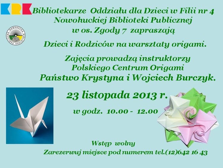 Małe a cieszy – warsztaty origami