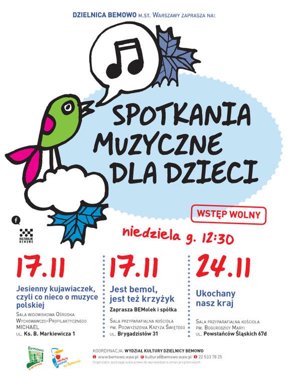 Spotkania Muzyczne dla Dzieci – Jest bemol, jest też krzyżyk