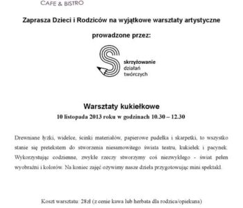 Warsztaty Kukiełkowe