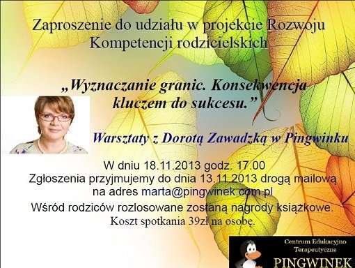 Warsztaty z Dorotą Zawadzką w Pingwinku