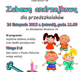 Zabawa andrzejkowa dla przedszkolaków