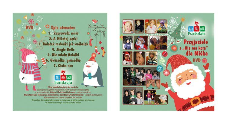 Ala ma kota dla Miśka. Płyta – cegiełka z pastorałkami w wykonaniu przedszkolaków