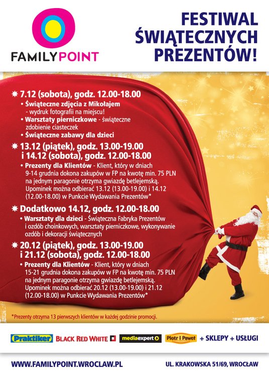 Grudniowe atrakcje dla dzieci w Family Point we Wrocławiu!