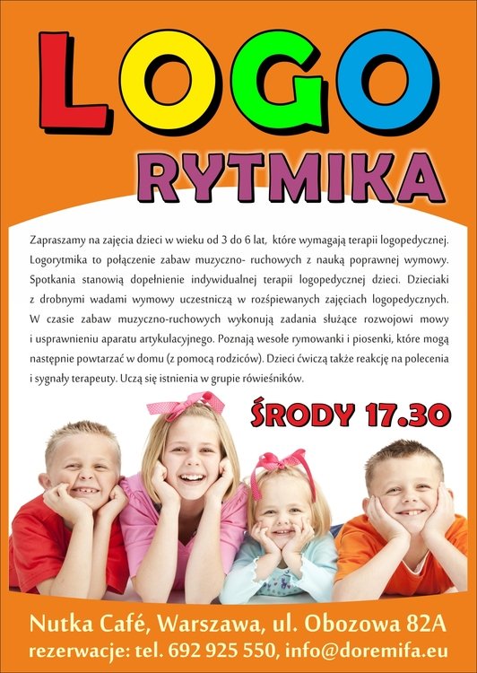 Logorytmika – w Klubie Edukacji Muzycznej DO-RE-MI-FA