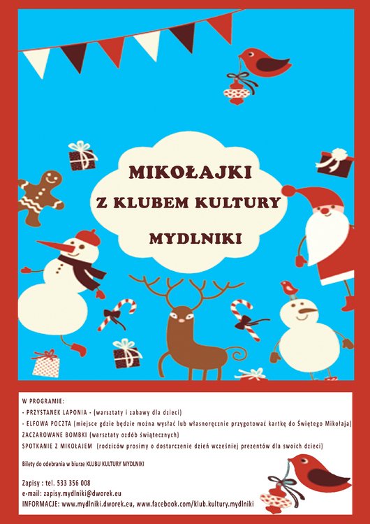 Mikołajki w Klubie Kultury Mydlniki