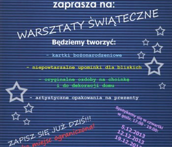 Warsztaty świąteczne