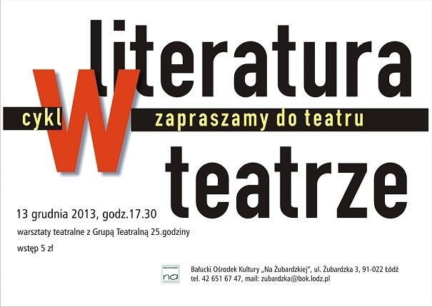 Zapraszamy do teatru – warsztaty