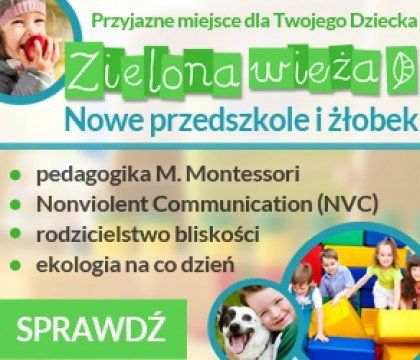Zielona Wieża – Nowe przedszkole i żłobek na warszawskich Bielanach