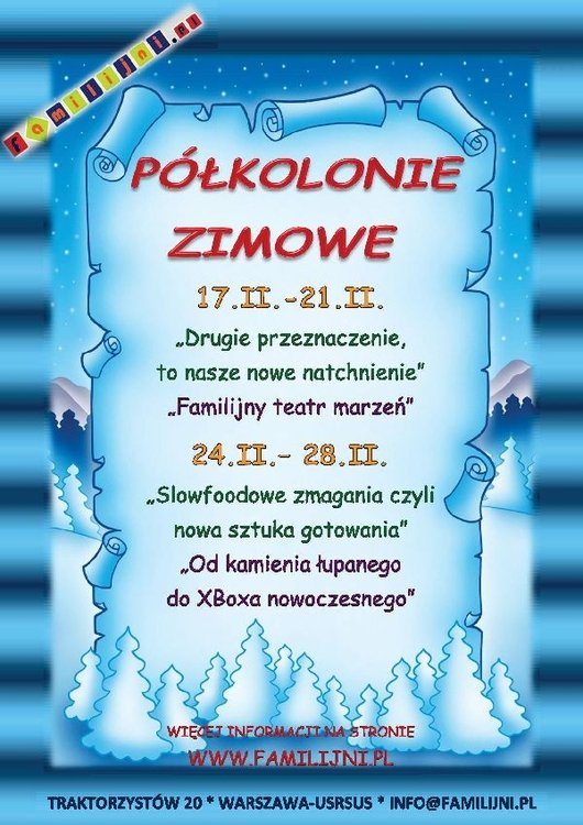 Famiholiday – półkolonie letnie i zimowe