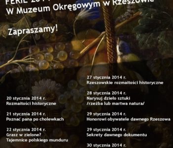 Ferie w Muzeum Okręgowym w Rzeszowie