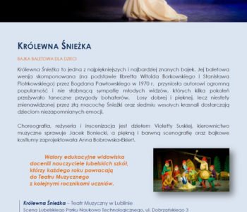 Ferie z Teatrem Muzycznym w Lublinie