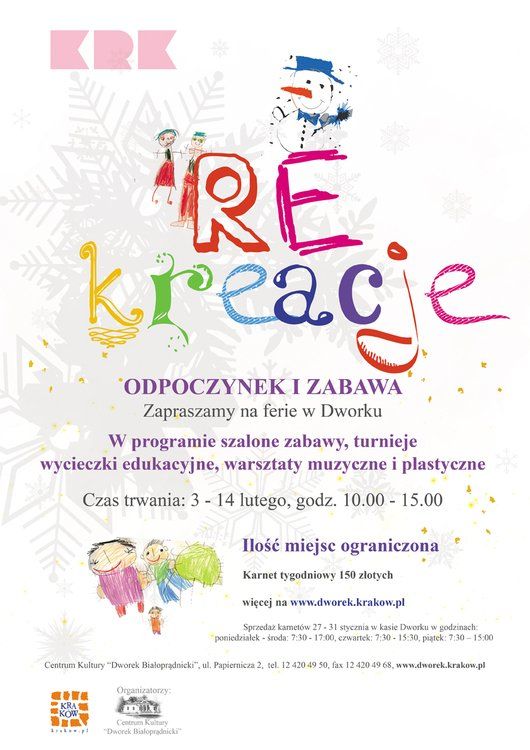 Ferie zimowe w Dworku Białoprądnickim