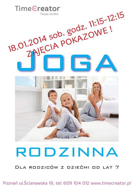 Joga dla rodzin w Poznaniu