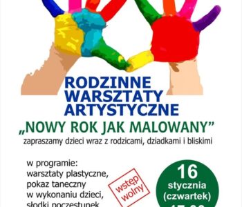 Nowy rok jak malowany – bezpłatne warsztaty rodzinne