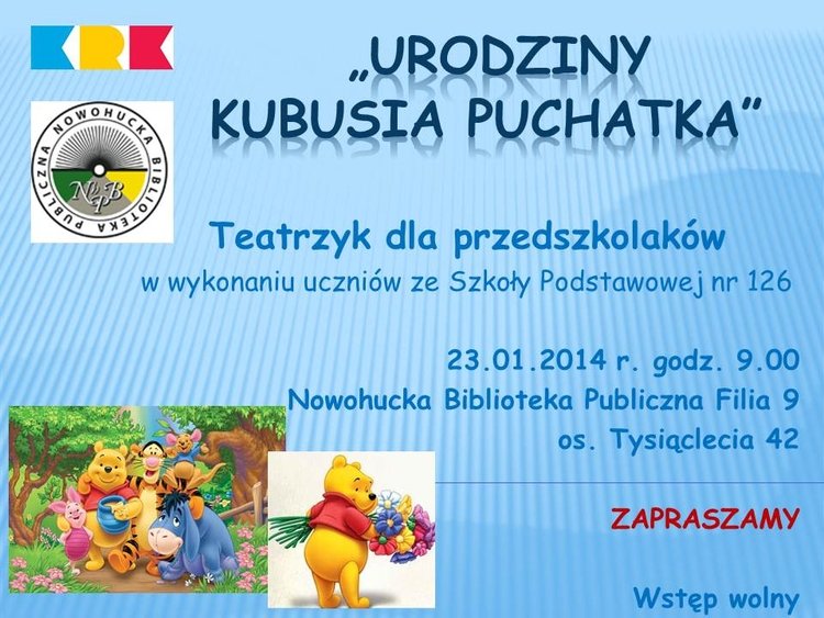 Urodziny Kubusia Puchatka