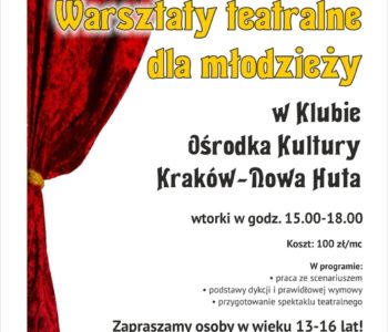 Warsztaty teatralne dla młodzieży