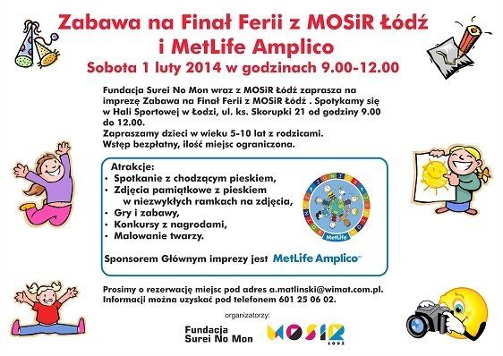 Zabawa na pożegnanie ferii