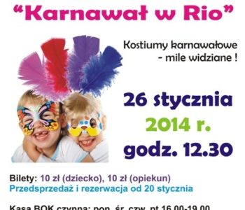 Zabawa taneczna dla dzieci – Karnawał w Rio