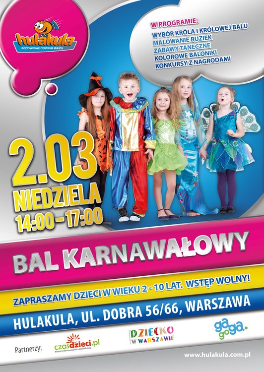 Bal Karnawałowy w Hulakula